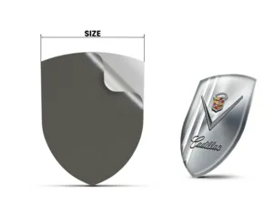 Cadillac Emblème Silicone Logo Premium Dôme Course ST